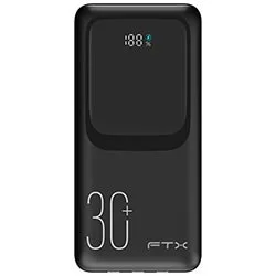 Carregador Portátil Ftx PB-30LCD-BK 30000MAH USB / Usb-c / 22.5W - Preto