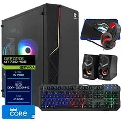 PC Gamer Satellite Intel Core i5 8400 2.5GHz 16GB RAM 240GB SSD Radeon HD7670 4GB Preto