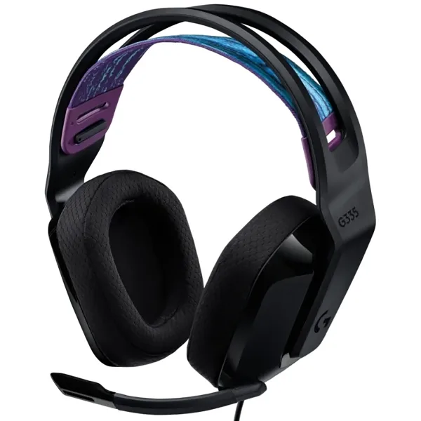 Headset Gaming Logitech G335 com 3.5 MM para Pc Playstation Xbox Nintendo Switch e Smartphone - Preto