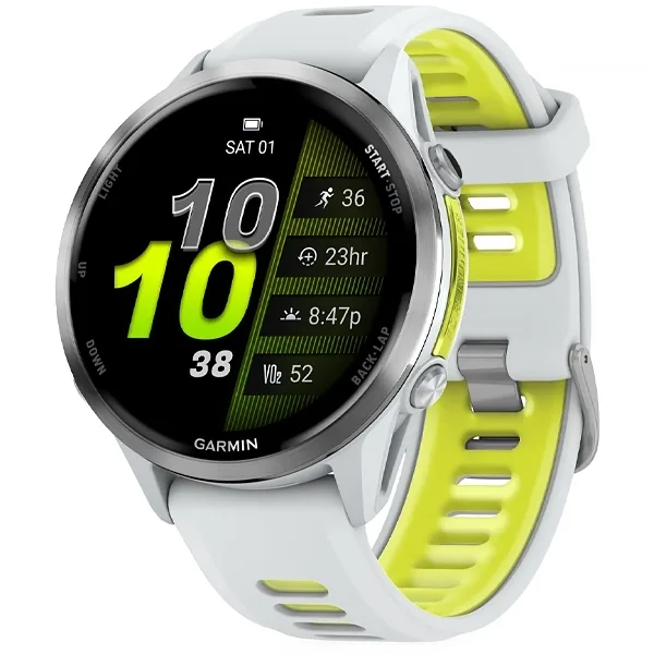 Relógio Garmin Forerunner 970 010-02969 com GPS Bluetooth - Branco