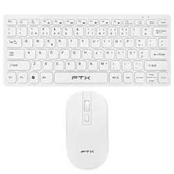 Teclado + Mouse Ftx GK03 Wireless / Português - Branco
