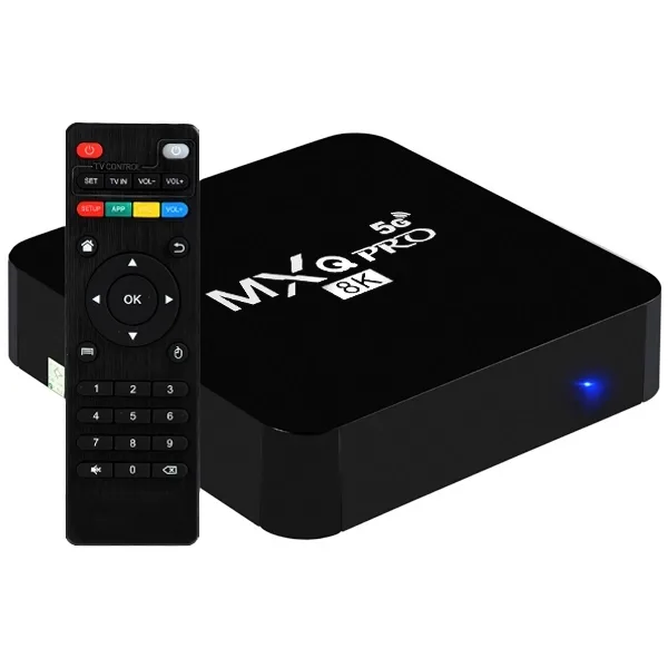 Tv Box Mxq Pro 5G 8k 4k Ultra HD de 256GB 64GB RAM - Preto