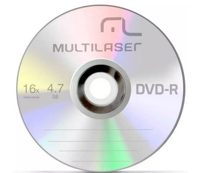Multilaser Dvd-r 4,7 GB 120 Min 16x Embalagem C/ 50