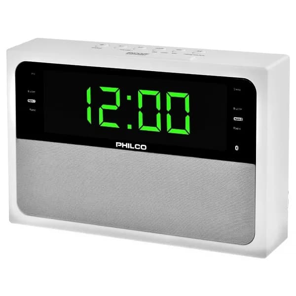 Rádio Relógio Philco Par1018bt-gr com Fm e Bluetooth Bivolt - Branco