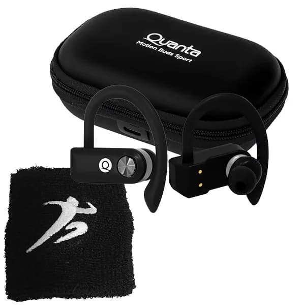 Fone de Ouvido sem Fio Quanta Motion Buds Sport QTFOE10 Edição Limitada - Preto