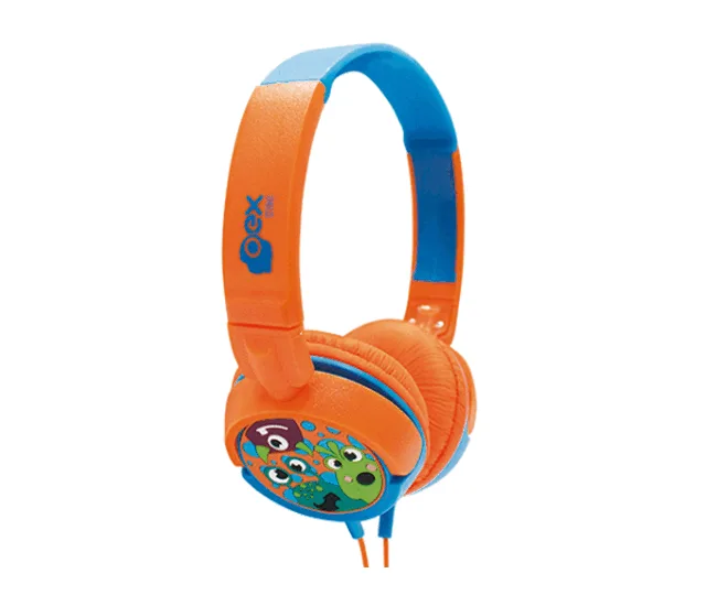 Oex Headphone Infantil Boo! Hp301 Laranja/azul 48.5814