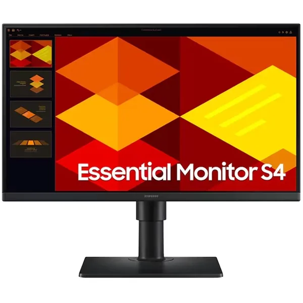 Monitor Samsung Essential S4 S24d402gan de 24" Full HD 16:9 100HZ 5 Gtg com Displayport HDMI