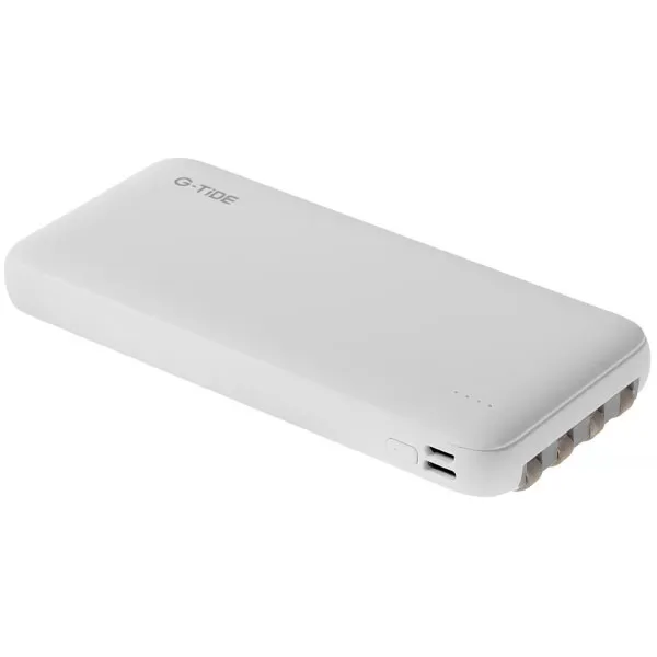 Carregador Portátil G-tide P1 10.000 MAH Saída USB Lightning Usb-c - Branco