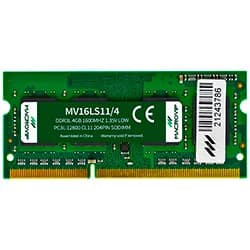 Memória RAM para Notebook Macrovip DDR3L 4GB 1600MHZ - MV16LS11/4