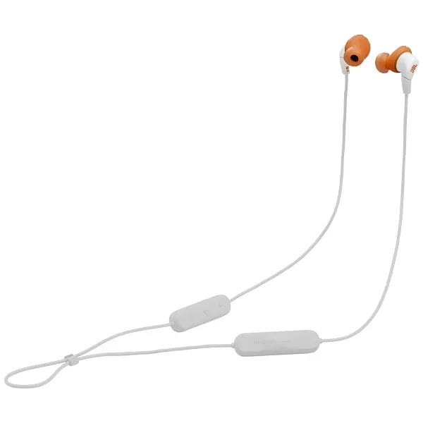 Fone de Ouvido sem Fio Jbl Endurance Run 3 - Branco Laranja