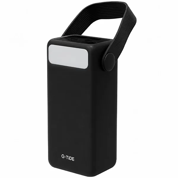 Carregador Portátil G-tide Poweroasis+ 50.000 MAH 2 Saídas USB e 1 Usb-c - Preto