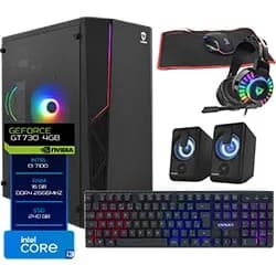 PC Gamer Linkworld Intel Core i3 7100 3.4GHz 16GB RAM 240GB SSD GeForce GT730 4GB Preto