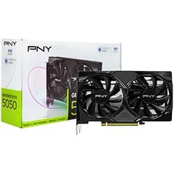 Placa de Vídeo Pny Stealth Mode 8GB GeForce RTX5050 GDDR6 - VCG50508DFXPB1