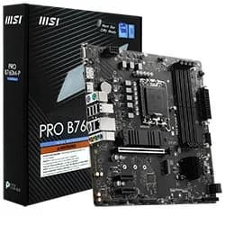 Placa Mãe MSI Pro B760M-P Socket LGA 1700 VGA DDR5