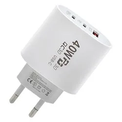 Carregador Tomada Mox MO-HC40 USB / Usb-c / 40W - Branco