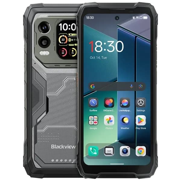Celular Blackview Xplore 1 Pro 256GB 12GB RAM 6.78" 64MP 50MP NFC Dual SIM Preto