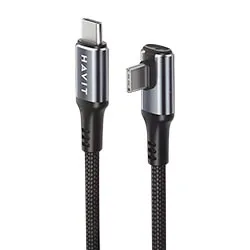 Cabo Havit Usb-c Macho a Usb-c Macho / 3m - Preto (cb6314)