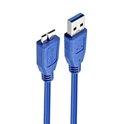 Cabo para HD Externo USB 3.0 - 3m Azul