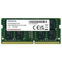 Memória RAM para Notebook Adata DDR4 8GB 3200MHZ -