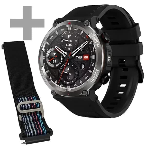 Relógio Blackview W50 Pro Bluetooth - Preto + Pulseira