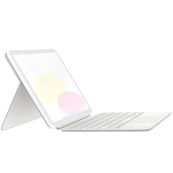 Teclado Apple Magic Keyboard Folio A2695 MQDP3LL para iPad 10th e iPad 11th - Branco (inglês)