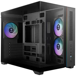 Gabinete Gamer Gamdias Atlas M3m Mini Tower / 3 Cooler / Argb - Preto