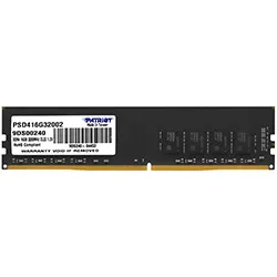 Memória RAM Patriot Signature DDR4 16GB 3200MHZ - Preto (psd416g32002)