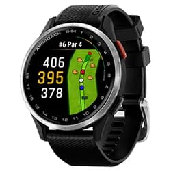 Relógio Smartwatch Garmin Approach S44 Golf - Preto / Prata (010-03009-00)