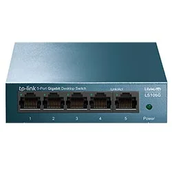 Hub Switch Tp-link LS105G 5 Portas - 10/100/1000MBPS