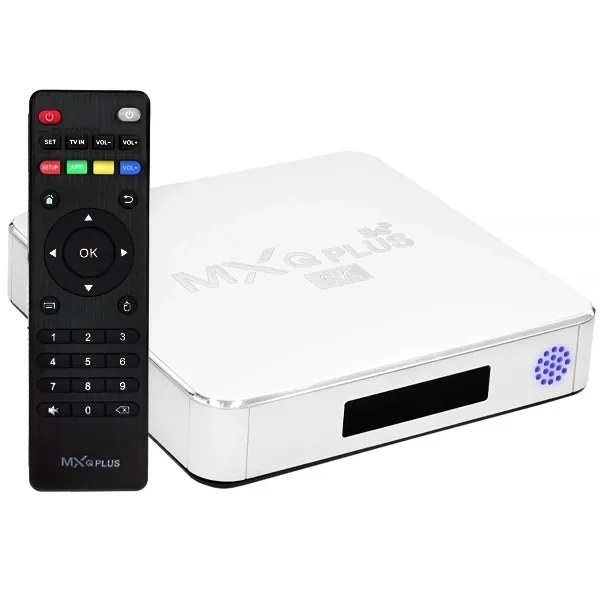 Tv Box Mxq Plus 5G 8k Ultra HD de 512GB 128GB de RAM - Branco