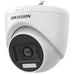 Câmera de Segurança Hikvision DS-2CE76D0T-LPFS 1080p Híbrida Interna 2.8mm Branco