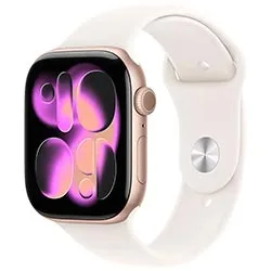 Apple Watch Series 11 46mm GPS Rose Gold Aluminum Light Blush Sport MEV64LW A3333