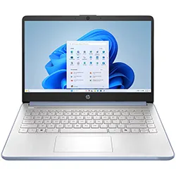 Notebook HP 14-DQ6102DX Intel Celeron N150 4GB RAM 128GB UFS 14" HD Azul (Teclado Inglês)