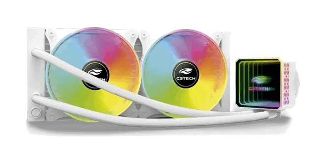C3 Tech Water Cooler 240MM Amd/intel RGB Branco FC-W240WHRGB
