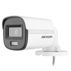 Câmera de Segurança Hikvision ColorVu DS-2CE10DF0T-LPFS Outdoor 2MP 2.8mm Branco
