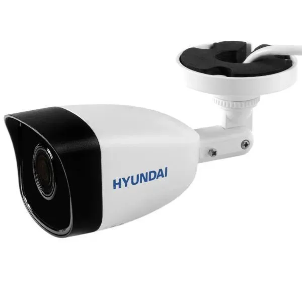 Câmera de Vigilância Cftv Hyundai Hy-b140h Lente 2.8 MM 4mp - Branca Preto