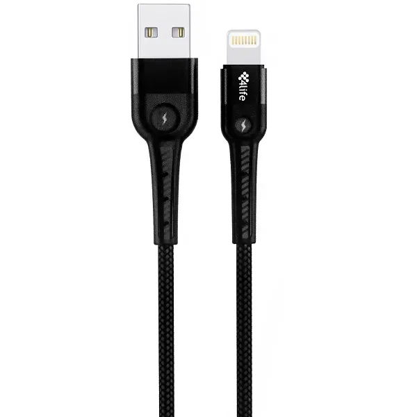 Cabo Lightning 4life Flt2al1b 1 Metro - Preto