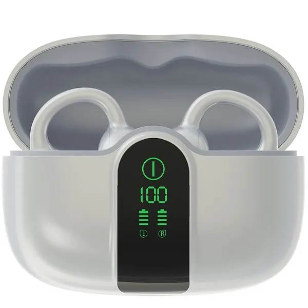 Fone de Ouvido sem Fio Blackview Airbuds 15 com Enc - Frost White