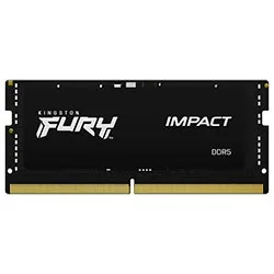 Memória Kingston Fury Impact DDR5 16GB 4800MHz para Notebook Preto KF548S38IB-16