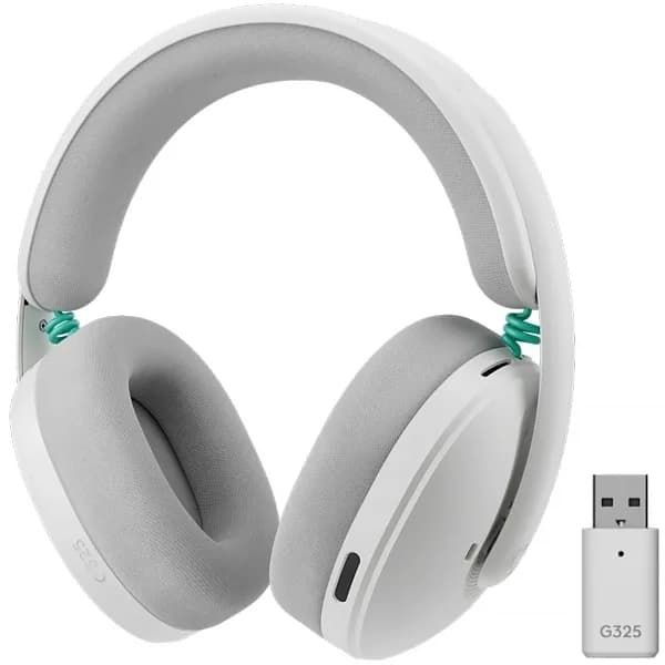 Headset Gamer Logitech G325 Sem Fio USB para PC, PS5, Nintendo Switch Branco Cinza