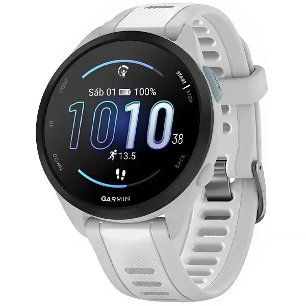 Relógio Garmin Forerunner 165 Music 010-02863 com GPS Bluetooth - Cinza