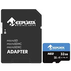 Cartão de Memória Micro Sd Keepdata Neo C10 Hc I U1 V10 A1 32GB -