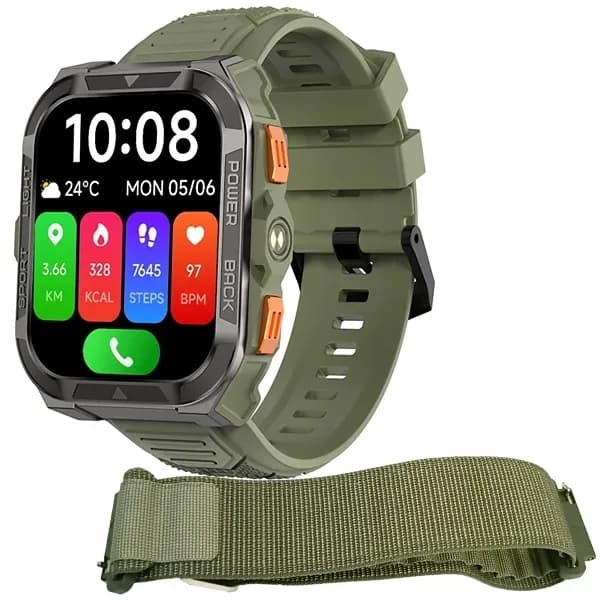 Relógio Blackview W80 Pro com GPS Bluetooth - Verde