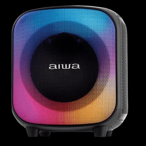 Aiwa Caixa de Som Partybox 100W RGB AWS-PB-07 Preta