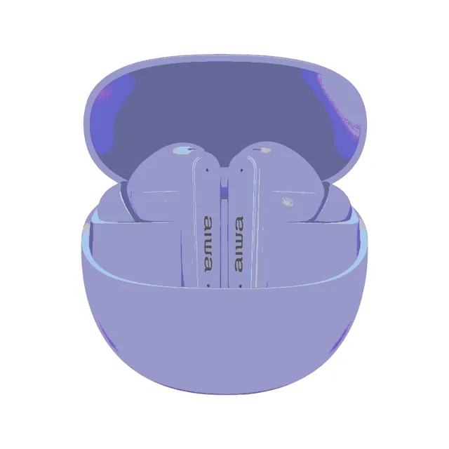 Aiwa Fone de Ouvido Earbud Bluetooth 5.4 Aws-eb-04-p Lilas