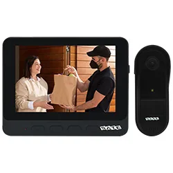 Vídeo Porteiro Satellite A-DB24 Smart Home / Tela 4.3" - Preto
