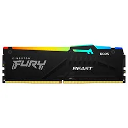 Memória RAM Kingston Fury Beast DDR5 32GB 6000MHZ RGB - Preto (kf560c36bbea-32)