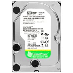 HD Western Digital Green 2TB 3.5" SATA 3 7200RPM WD20EURX