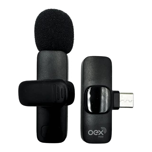 Oex Microfone de Lapela Wireless MK306 Preto 49.7976