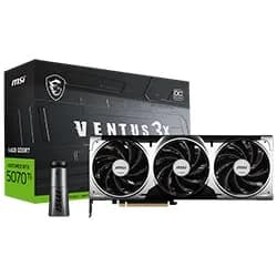 Placa de Vídeo MSI Ventus 3x Oc 16GB GeForce RTX5070TI GDDR7X - 912-V531-092